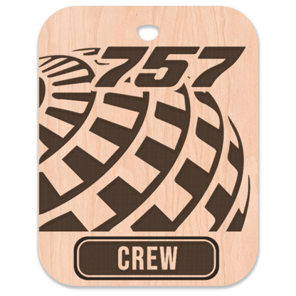 United (UAL) 757 Crew Bag Tag - Flight Crew Custom