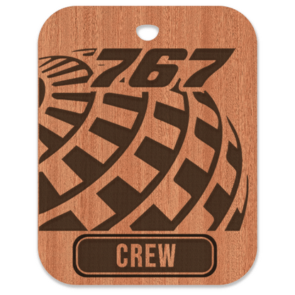 United (UAL) 767 Crew Bag Tag - Flight Crew Custom