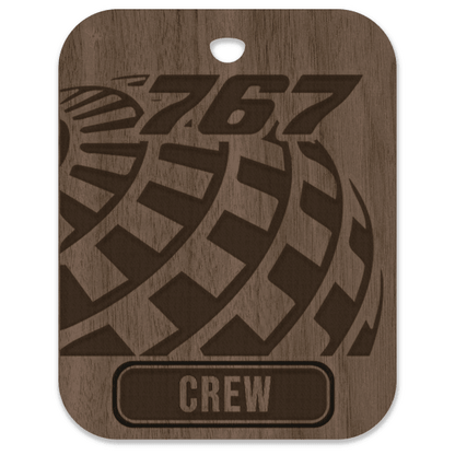 United (UAL) 767 Crew Bag Tag - Flight Crew Custom