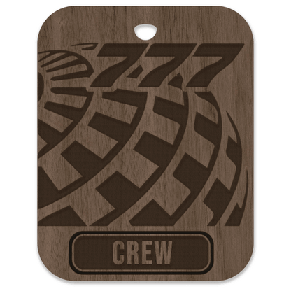 United (UAL) 777 Crew Bag Tag - Flight Crew Custom