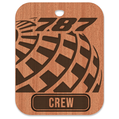 United (UAL) 787 Crew Bag Tag - Flight Crew Custom