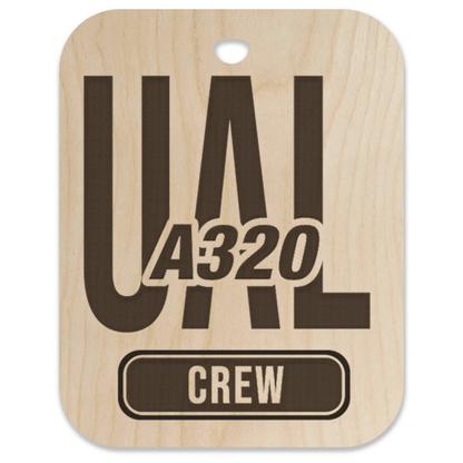 United (UAL) A320 Crew Bag Tag - Flight Crew Custom