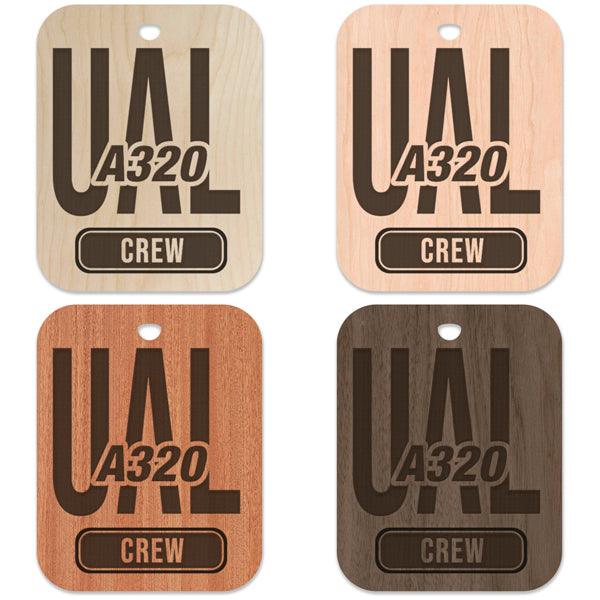 United (UAL) A320 Crew Bag Tag - Flight Crew Custom