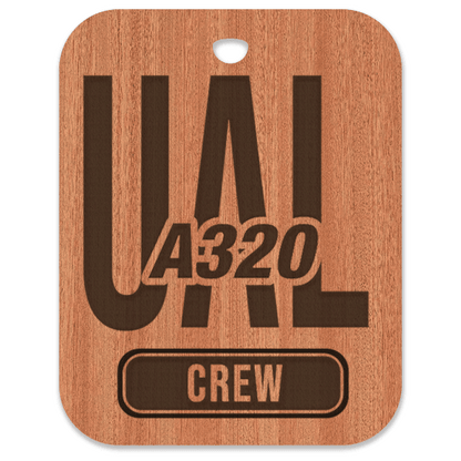 United (UAL) A320 Crew Bag Tag - Flight Crew Custom