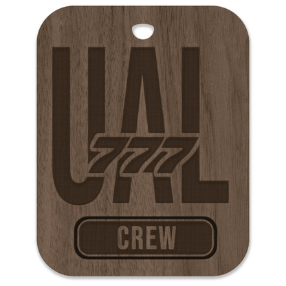 United (UAL) 777 Crew Bag Tag - Flight Crew Custom