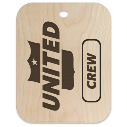 United (UAL) Retro Crew Bag Tag 1959-1960 - Flight Crew Custom